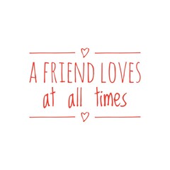 Friendship Reflection Quote Illustration