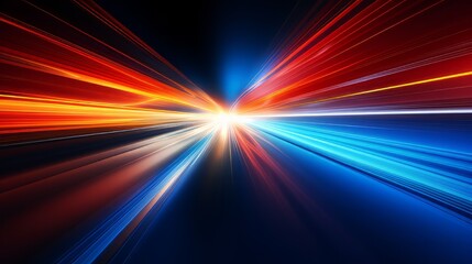 A Mesmerizing 3D Abstract Multicolor Backround of speed