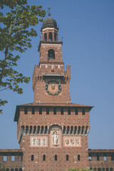 Fototapeta premium Photo taken in Milan of the castle 