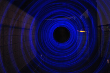 Blue Vortex Tunnel