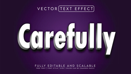 3D Text Effect _Fully Editable and Scalable Vector (Carefully)