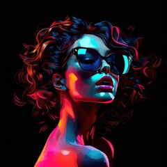 Neon people