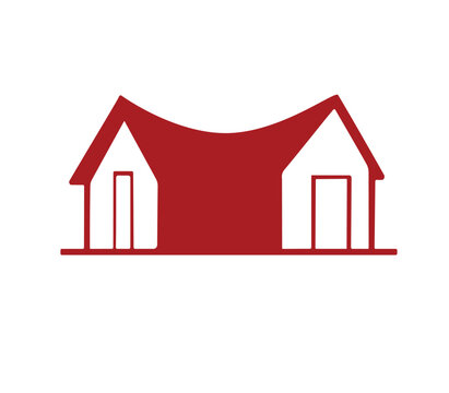 Home logo design a house cartoon PNG image