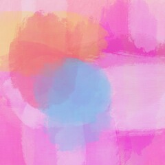 Pink Based Abstract Painting Background