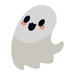 halloween ghost smiling