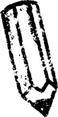 Fototapeta premium Pencil Chalk Drawing Texture Vector