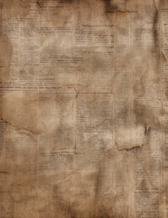 Fototapeta premium Newspaper paper grunge vintage old aged texture background
