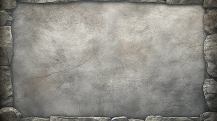 A Textured Stone Slab Billboard Backdrop