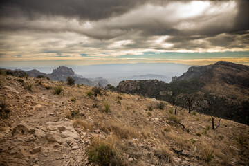 Rocky Emory Peak Trail Cuts Through Meadows in the Chisos