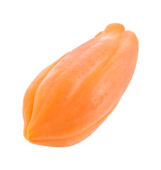 sliced of ripe papaya isolated  transparent png