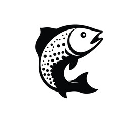 Fish logo creative symbol vector PNG design