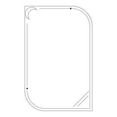 Modern Monoline Frame