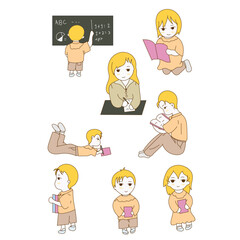 student activity in school element collection