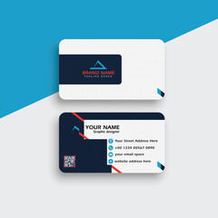 Modern business card template design