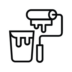 painting of construction tool vector illustration icon