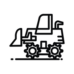 exavator of construction tool vector illustration icon