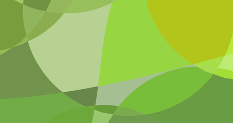 abstract green background with leaves