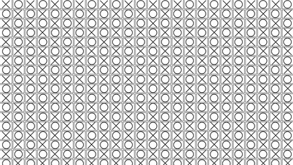 xo background line table sign circle cross