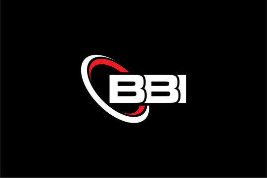 BBI creative letter logo design vector icon illustration