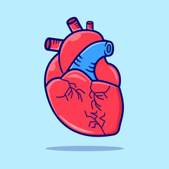 Health Heart Vital, Illustration, Vector, Isolated, Icon