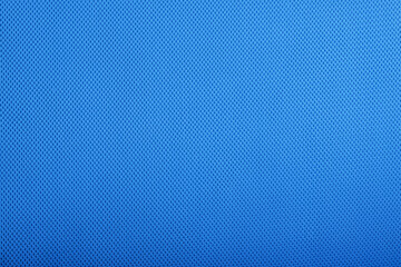 Rough blue fabric texture, cotton knitted fabric, modern waterproof flexible temperature control materials, multifunctional smart textile close-up, selective focus, does not tear