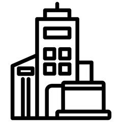 Company Name Outline Icon