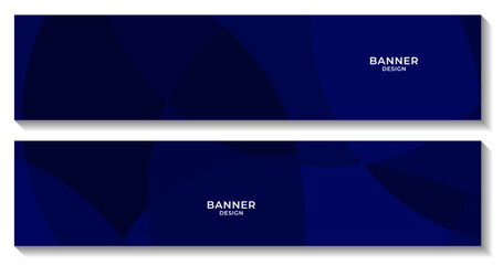 abstract business blue banner background
