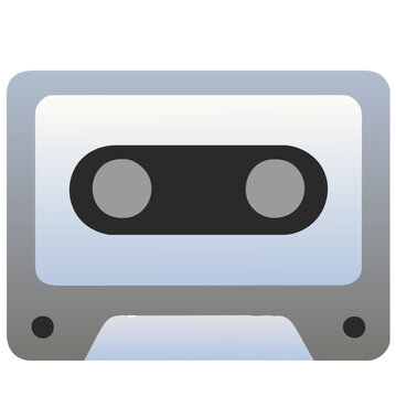 isolated cassette tape icon