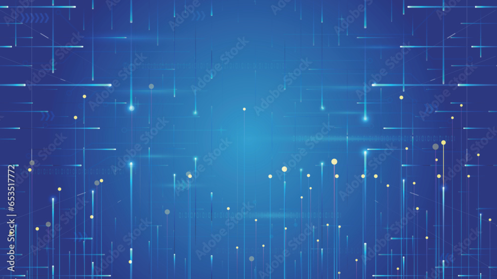 Sticker criss-cross luminescent ray internet technology big data vector background