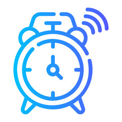 alarm Line Gradient Icon