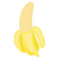 Illustration of banana drawing