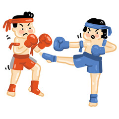 illustration of  boxer