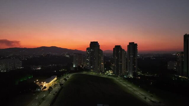 Por do sol  Alphaville Barueri  Sp