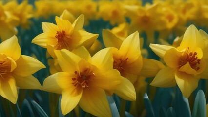Obraz premium daffodils in spring