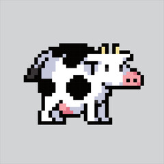 Pixel art illustration Cow. Pixelated Cow. Cute Barn Cow animal icon pixelated
for the pixel art game and icon for website and video game. old school retro.