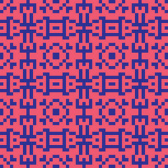 pixel seamless abstract pattern