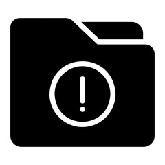 attention glyph icon