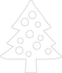 Tracing Xmas tree