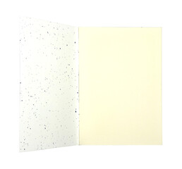White note paper on transparent background png file