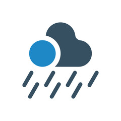 rainy icon vector illustration