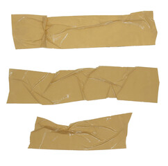 Masking tape sticker tape on transparent background png file