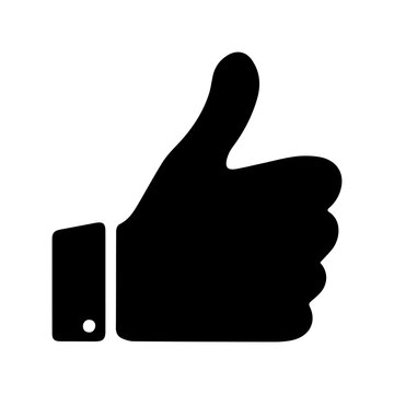recommend clip art: Thumb up silhouette