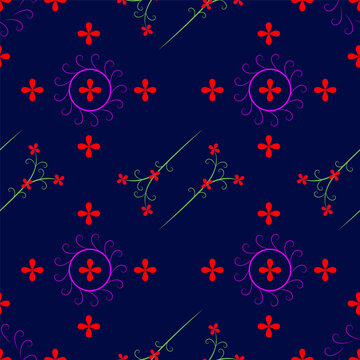 Abstract Fabric seamless pattern Design. Fabric Pattern.