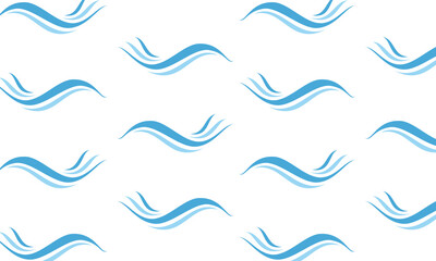 Calm wave illustration for background design vector