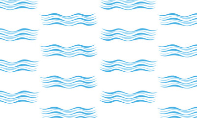 Calm sea wave illustration for background design vector