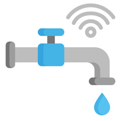  Faucet Flat Icon