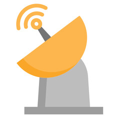  Satellite Flat Icon © ratacon studio