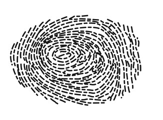 fingerprint finger identity isolated security