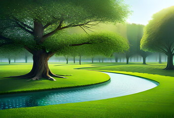 green grass garden, png