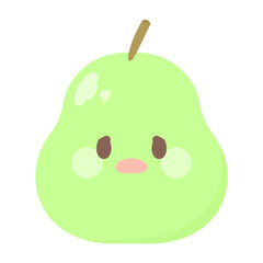 シンプルな洋梨　困る⭐︎PNG